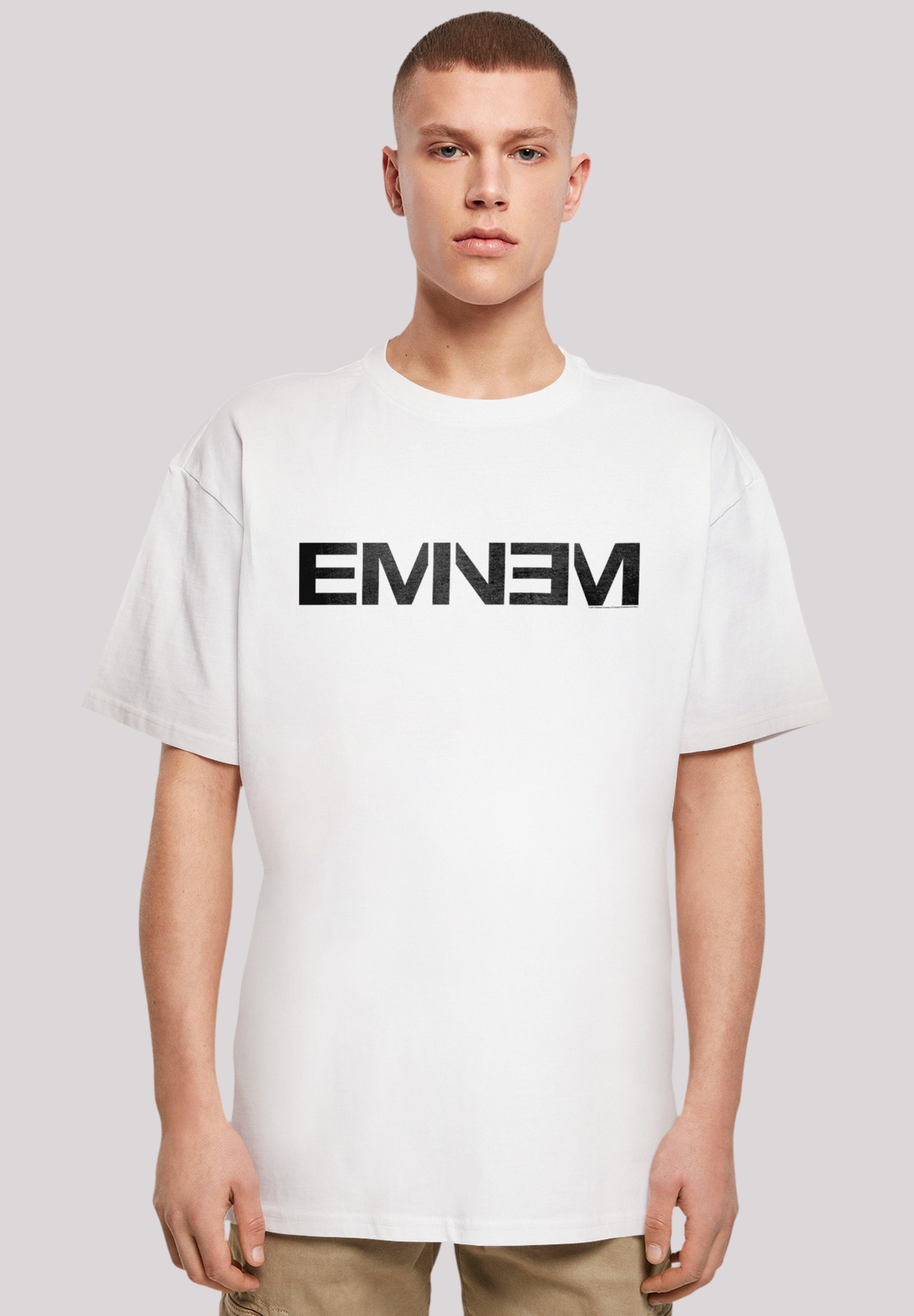 F4NT4STIC T-Shirt Eminem Hip Hop Rap Qualität, weiß Music Premium Musik