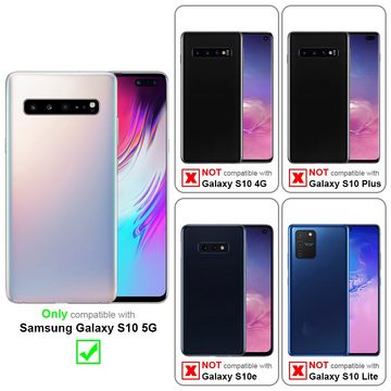 Cadorabo Handyhülle Samsung Galaxy S10 5G Samsung Galaxy S10 5G, Klappbare Handy Schutzhülle - Hülle - mit Standfunktion und Kartenfach