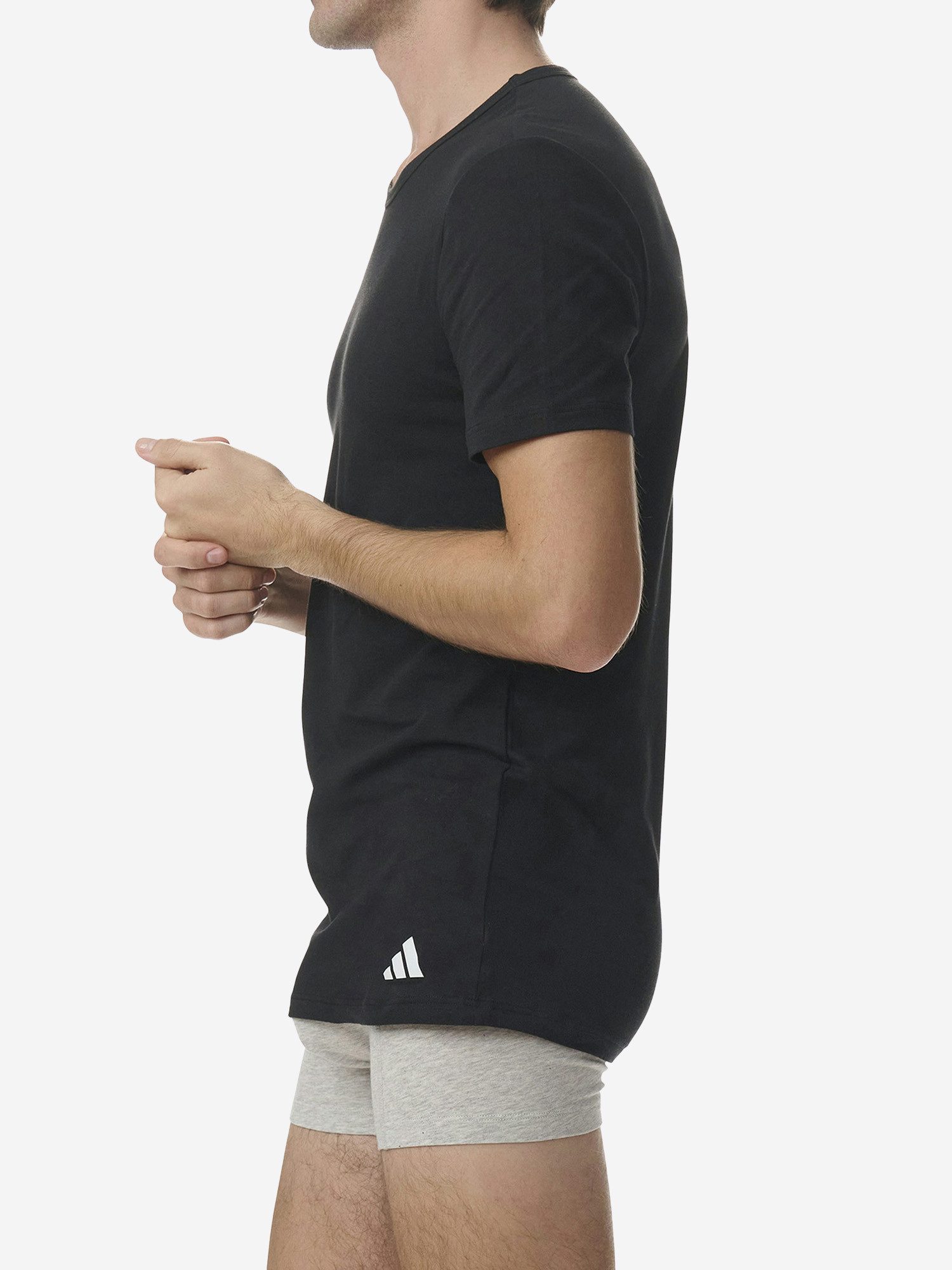 adidas Sportswear T-Shirt Active Core Cotton (4-tlg) unterziehshirt unterhemd kurzarm
