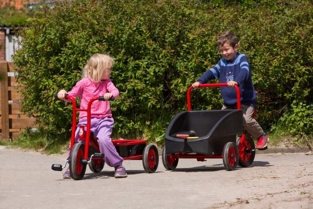 Winther Dreirad Truck Dreirad für Kinder – Robustes Transport-Dreirad