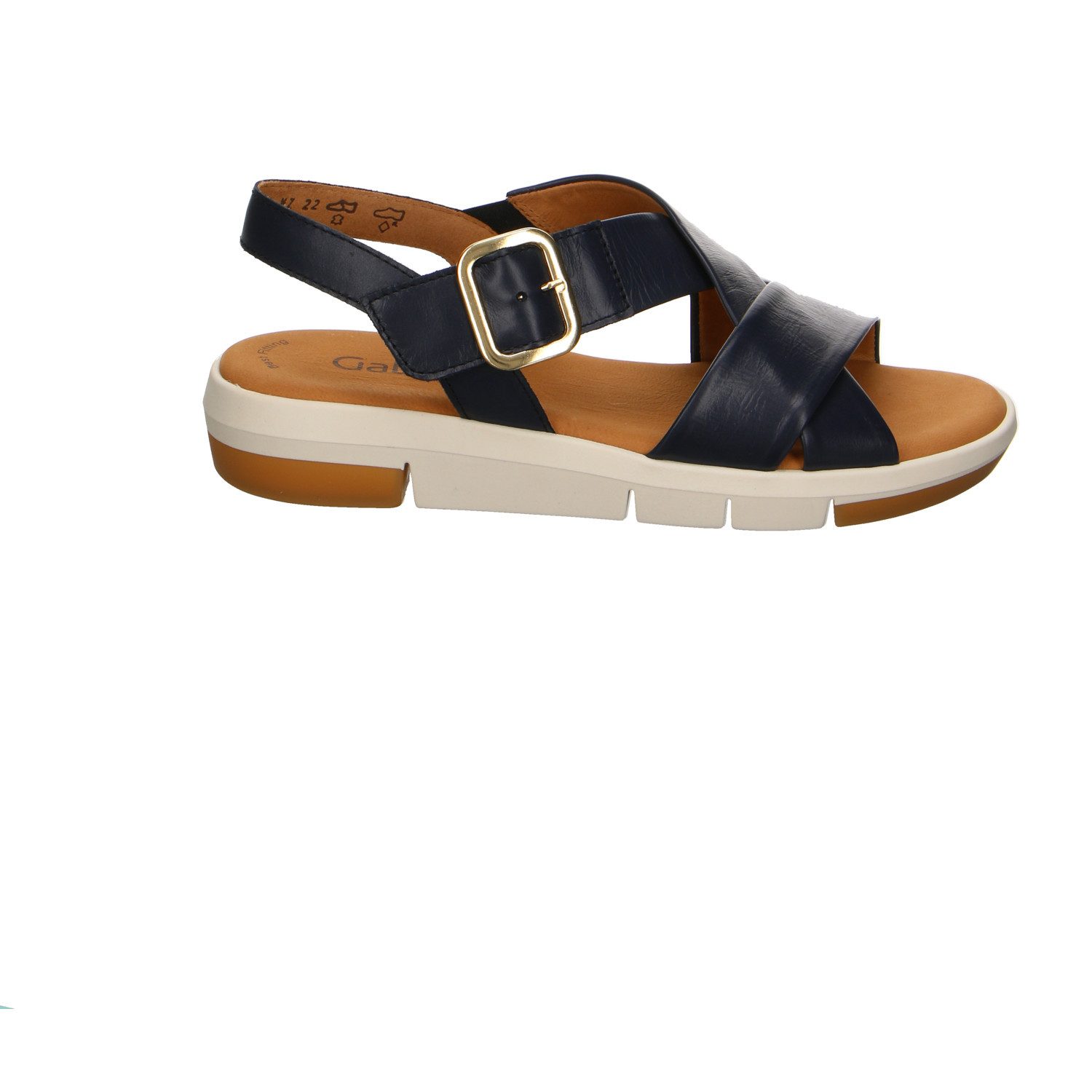 Gabor Gabor Leder Sandale blau Sandale