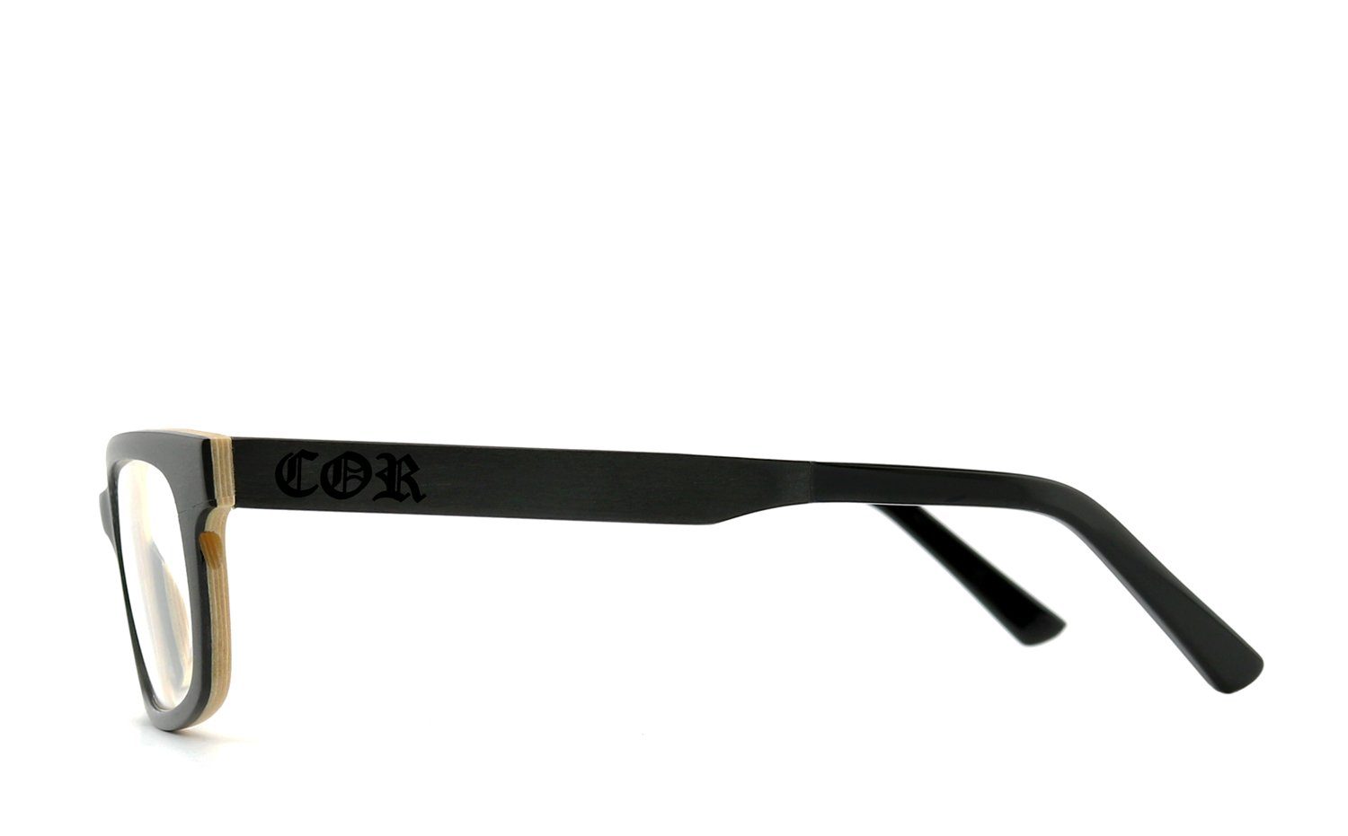 COR Brille COR019 Holzbrille, Bildschirmbrille, Bürobrille, Gamingbrille, Holzbrille