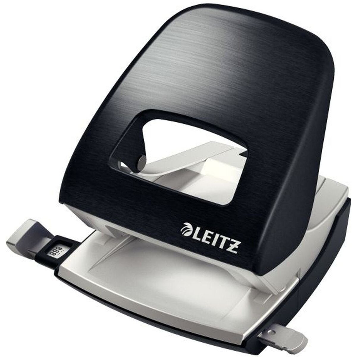 LEITZ Locher Bürolocher Nexxt Style Metall 30 Blatt satin schwarz
