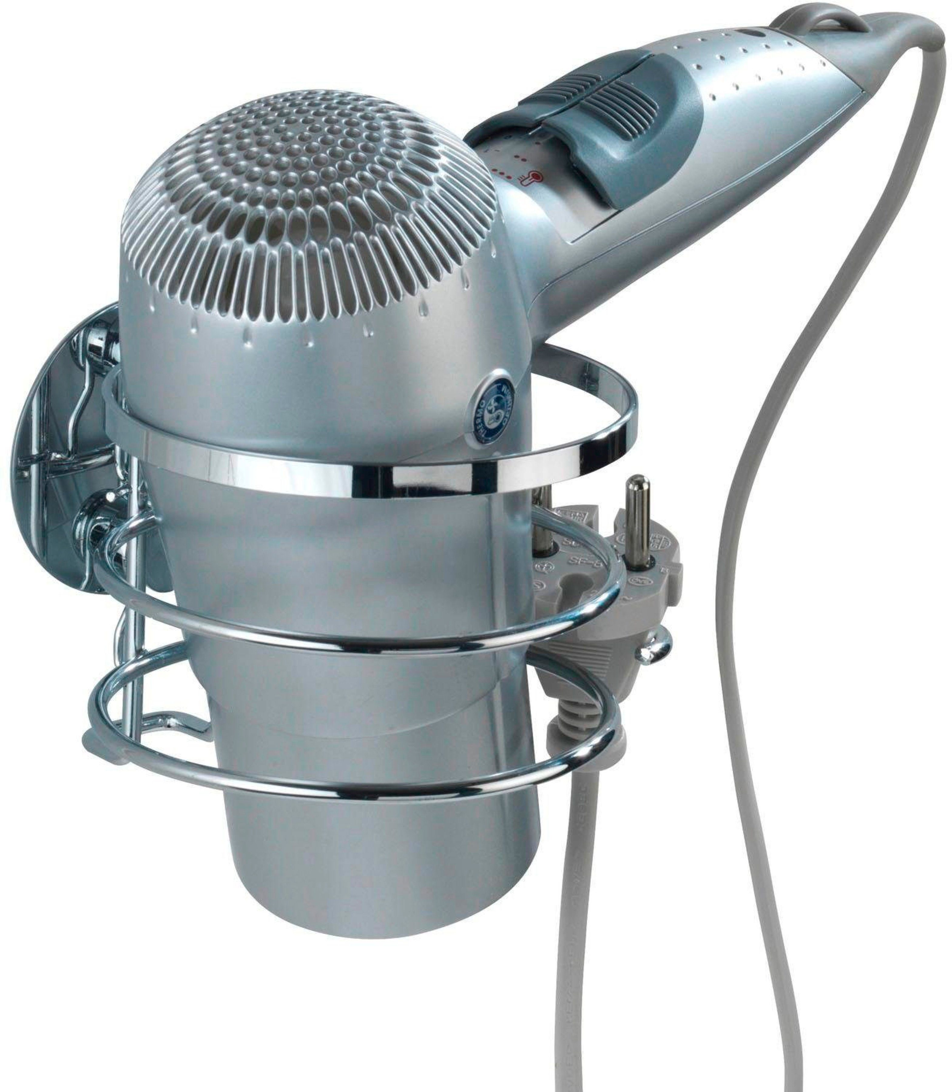 WENKO Haartrocknerhalter, (Turbo-Loc Befestigng ohne Bohre)