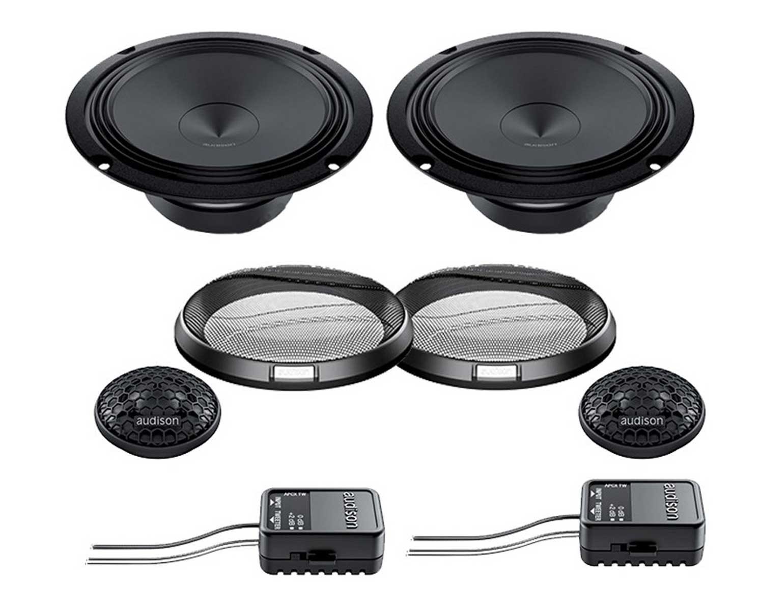 Audison APK-165 16,5cm Lautsprecher Komponentensystem Auto-Lautsprecher (100 W, 16 cm)