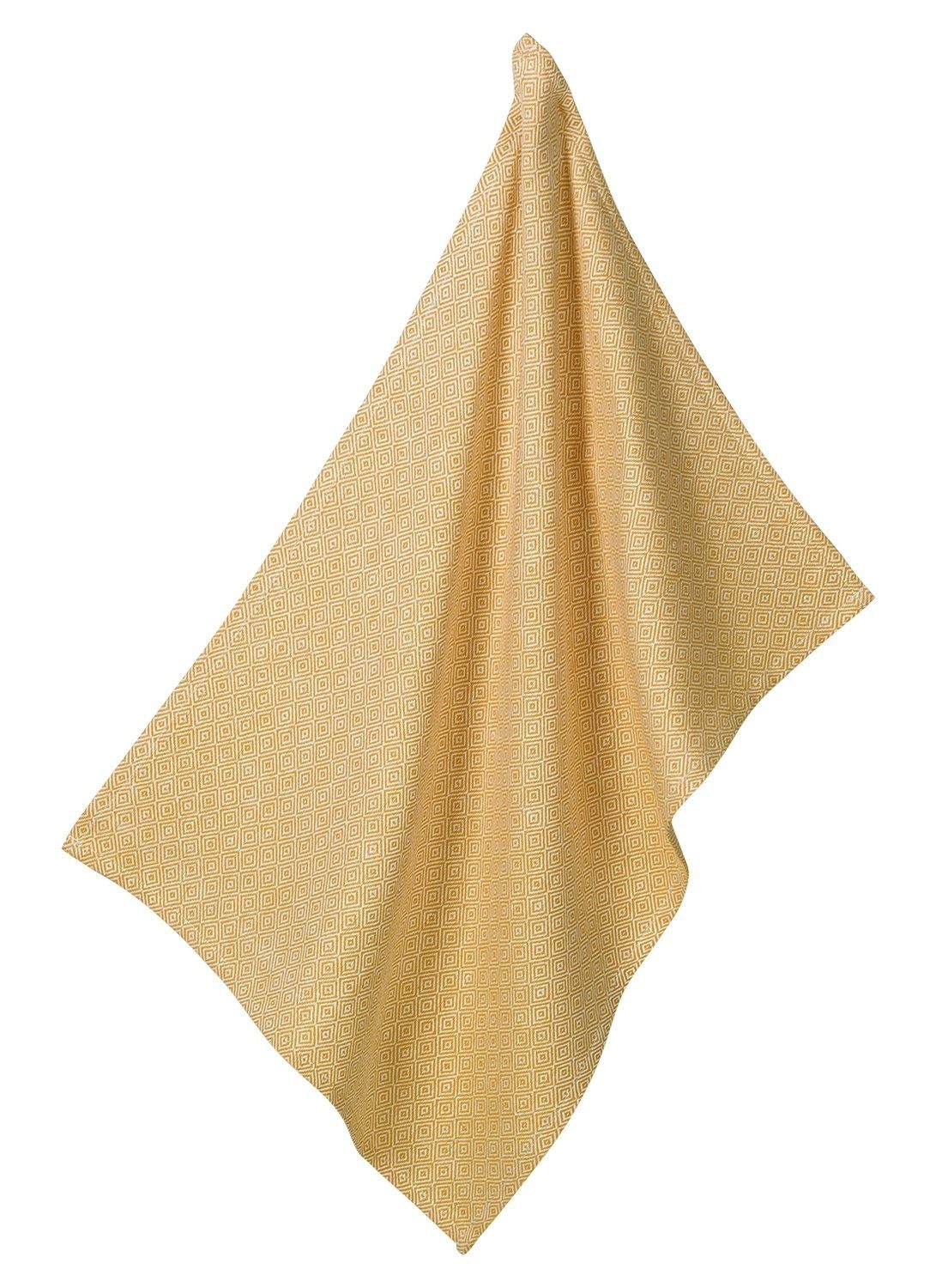 kela Geschirrtuch SVEA, Gelb, Weiß, B 50 cm x L 70 cm