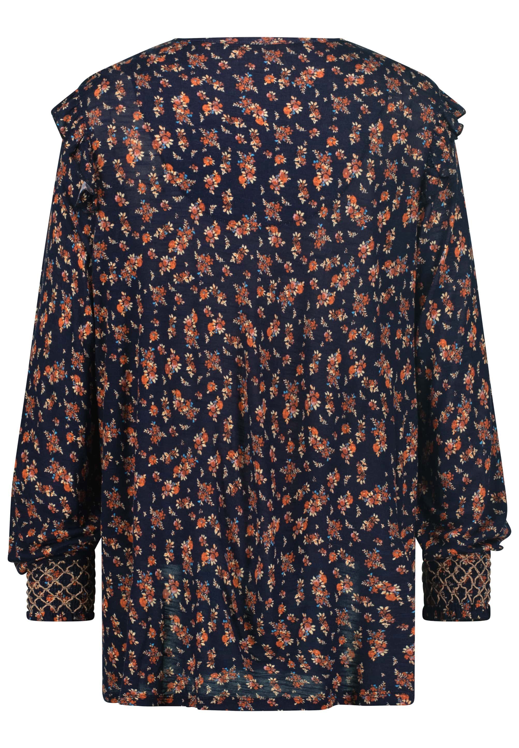 Bluse mit floralem Allover-Print Klassische October