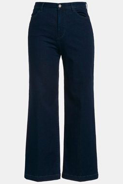 Ulla Popken Regular-fit-Jeans Jeans weites gerades Bein Stretchkomfort