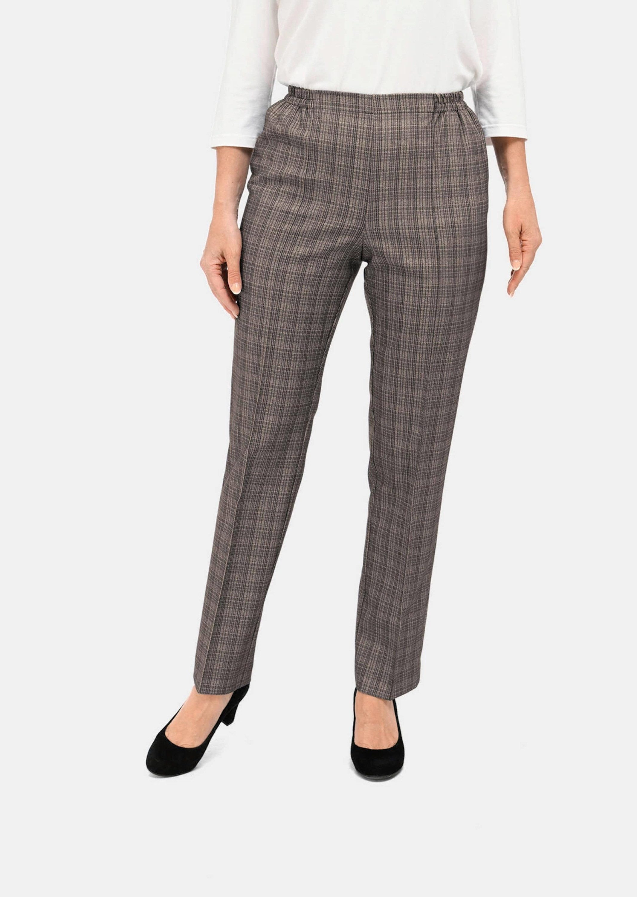 GOLDNER Schlupfhose Kurzgröße: Re-fresh Karoschlupfhose günstig online kaufen