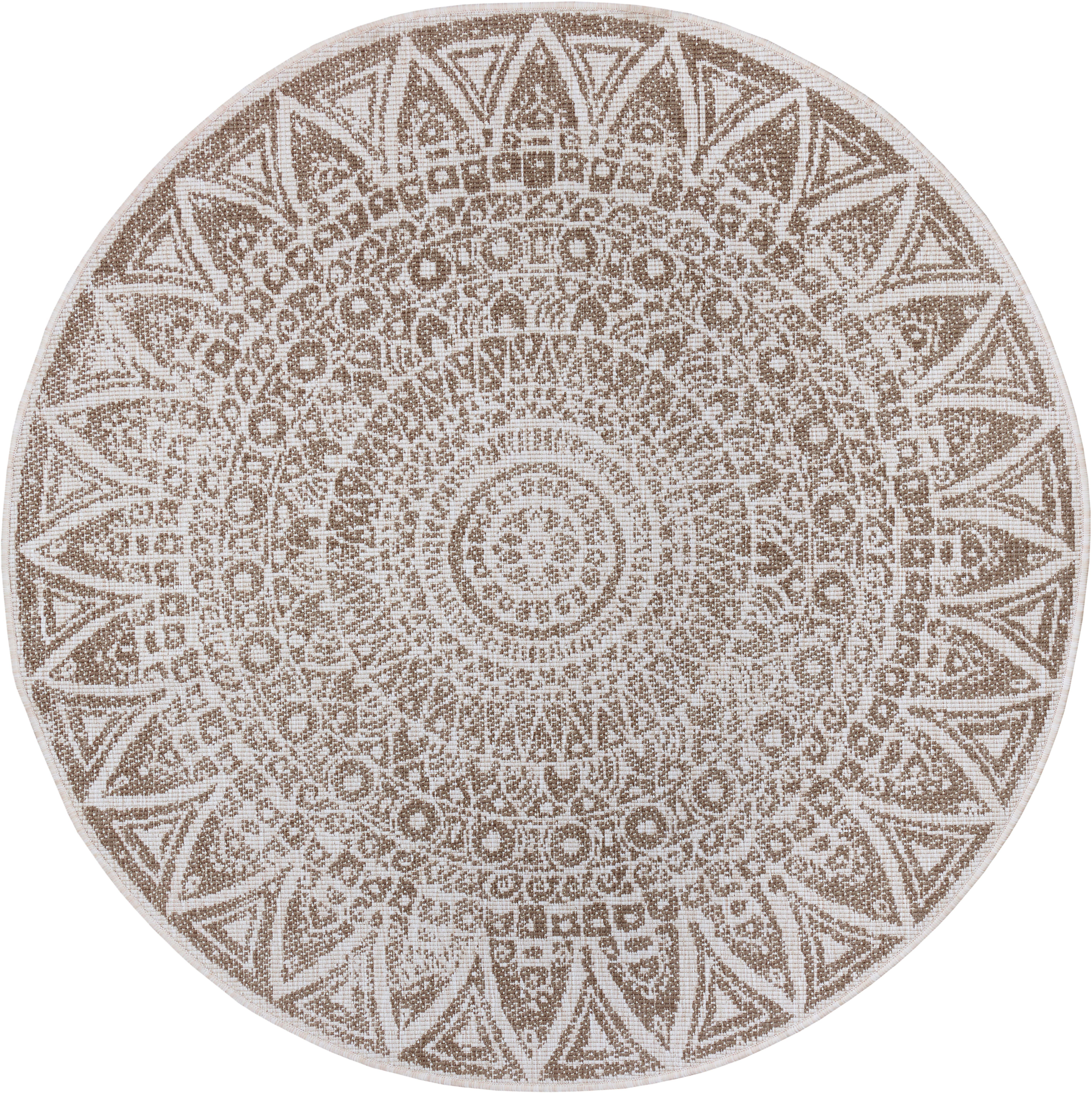 freundin Home Collection Teppich "Lilja Wendeteppich" rund 5 mm Höhe In-& O günstig online kaufen