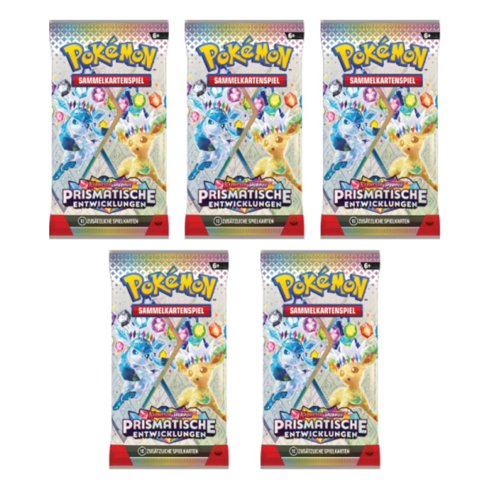 AMIGO Sammelkarte Pokémon Karmesin Purpur Prismatische Entwicklungen 1X Booster Deutsch