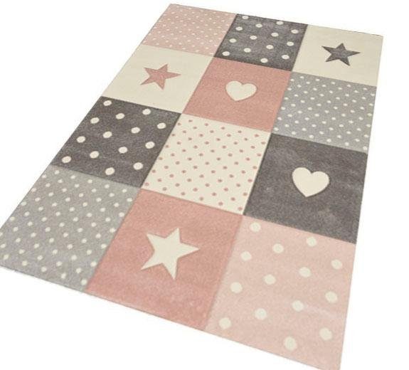 merinos Kinderteppich Pastel Kids 20339, rechteckig, Höhe: 13 mm, handgearbeiteter Konturenschnitt – Bild 4 von 5