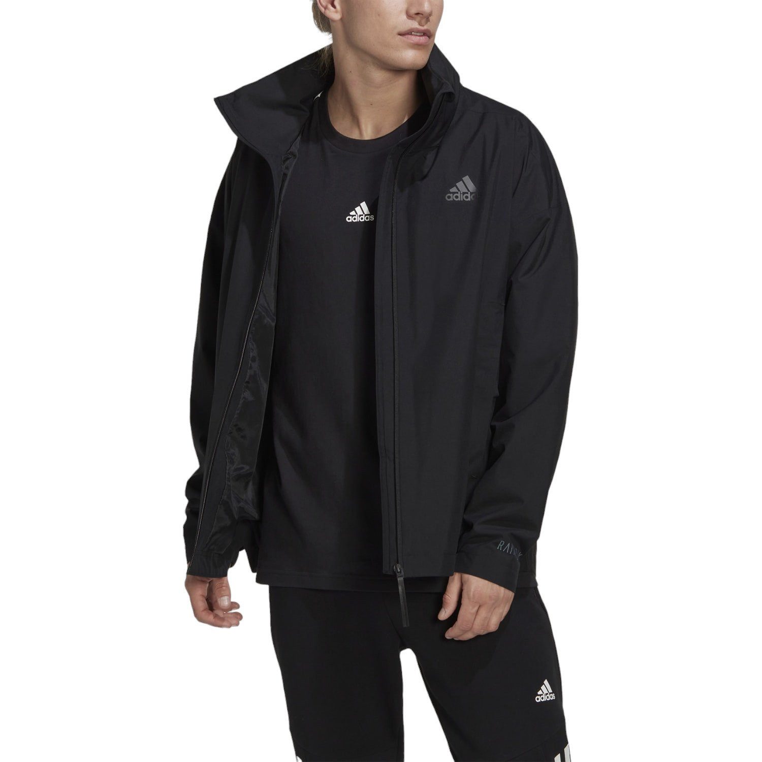adidas Performance Regenjacke Traveer RAIN.RDY (atmungsaktiv, wasserdicht) schwarz Herren