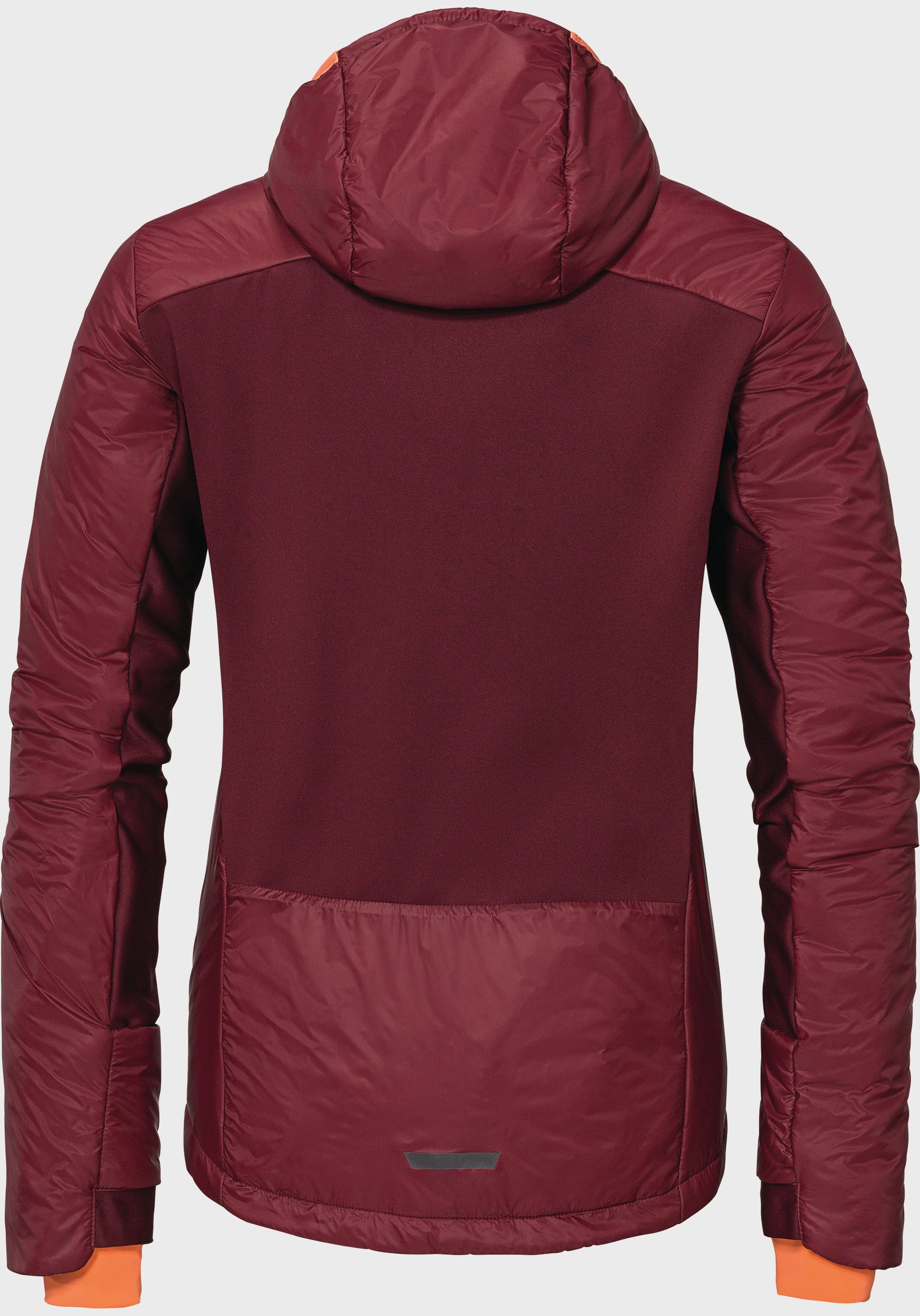 Schöffel Outdoorjacke "Ins Hybrid Black Raven L" mit Kapuze günstig online kaufen