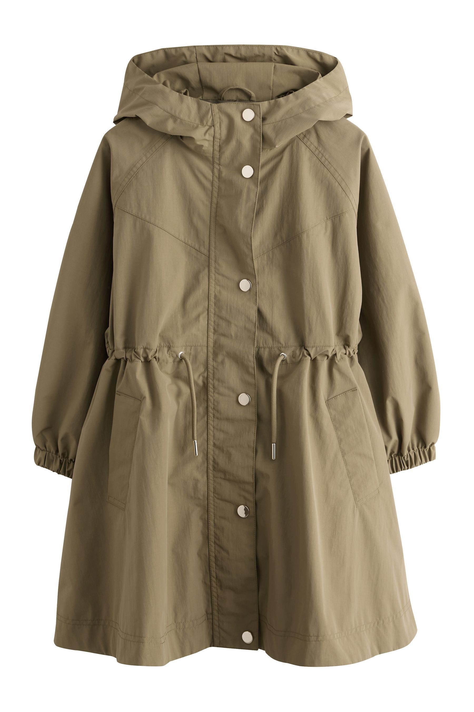 Regenjacke Wasserdichte Regenjacke mit Rockdetail