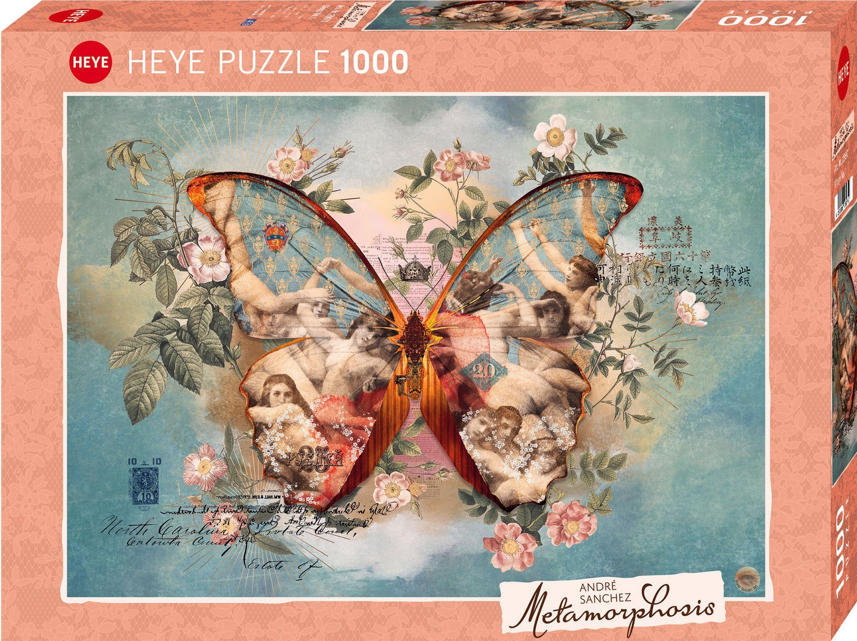 Puzzleteile, Germany 1000 Puzzle HEYE in Wings No.1, Made