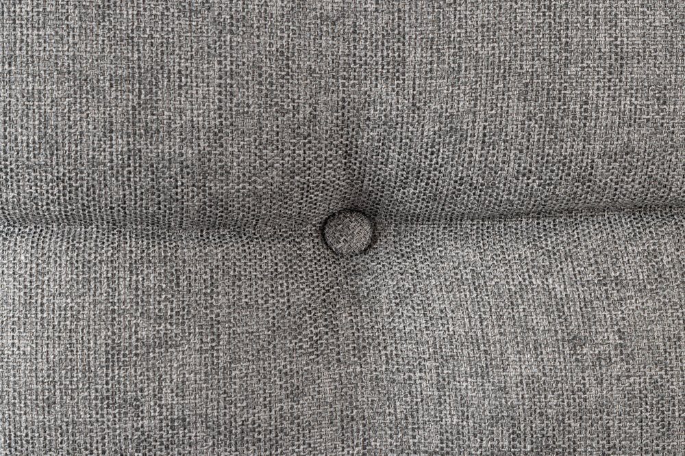 riess-ambiente Sitzbank BIG GEORGE 160cm grau - Samt, Flachgewebe, Metall-Beine (Einzelartikel, 1-St), mit Taschenfederkern & Rückenlehne – ideal für Esszimmer  – Bild 4 von 5