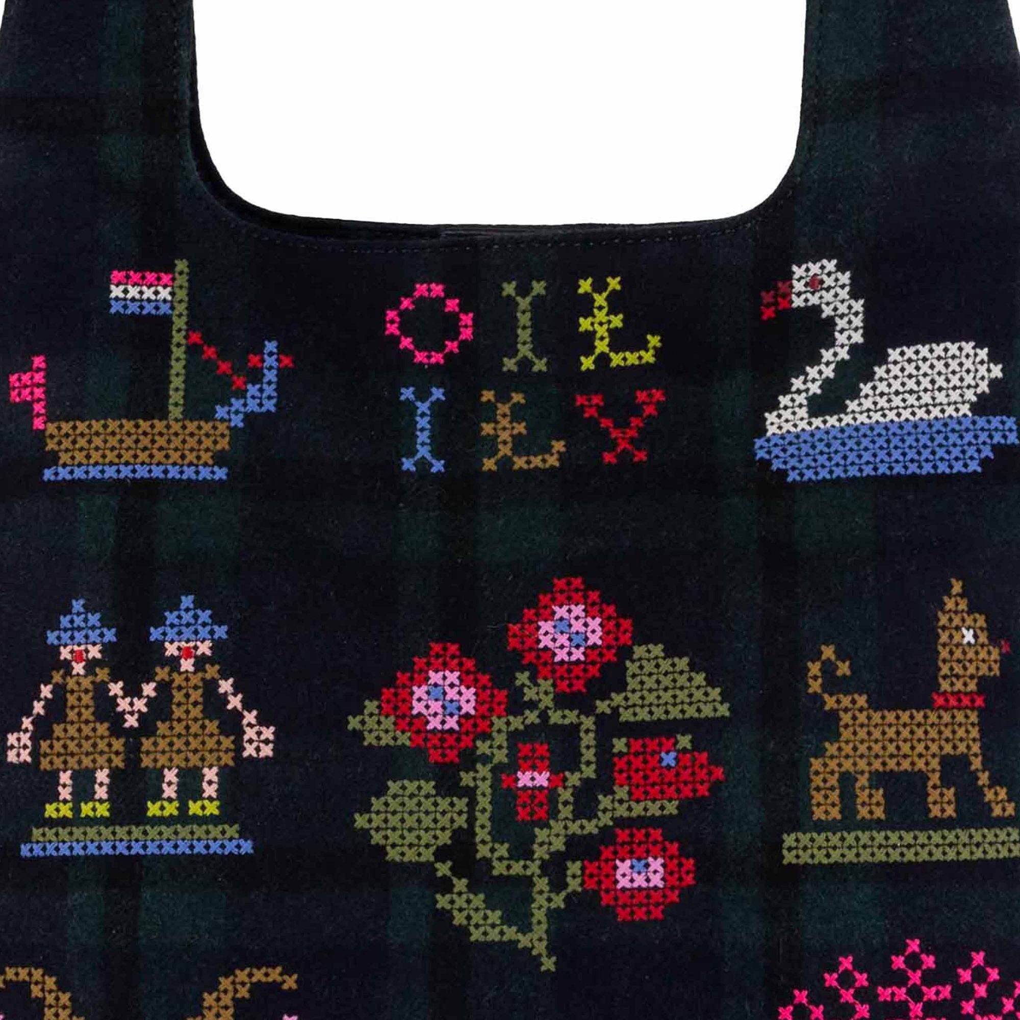 Oilily Schultertasche Marken Cross Stitch, Polyester