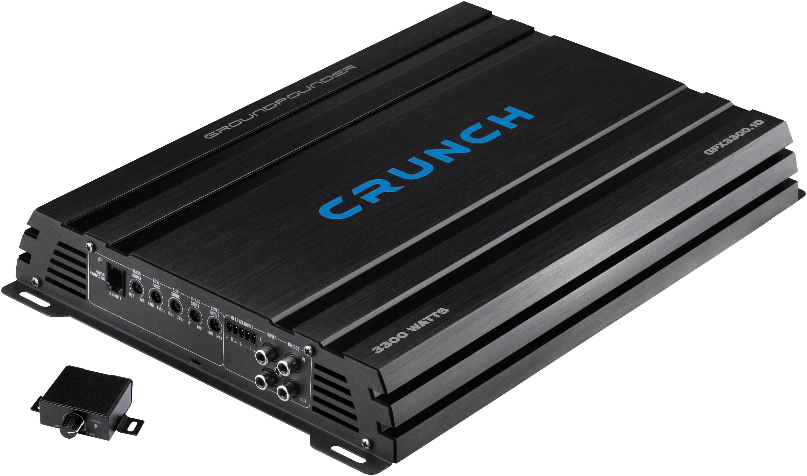 Crunch GPX Digital Monoblock GPX3300.1D, Class-D Digital Endverstärker (Anzahl Kanäle: 1, 1650 W)