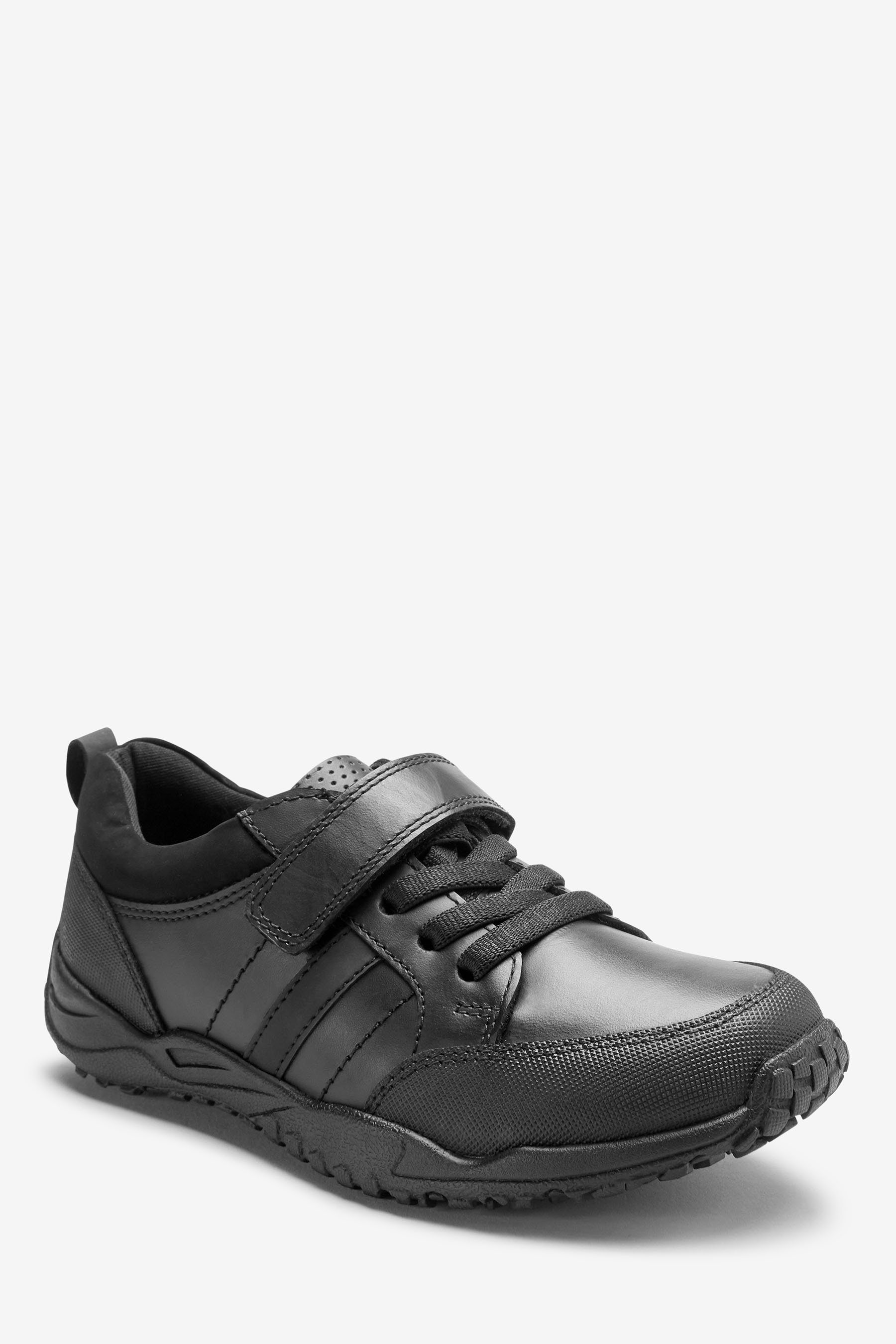 Lederschuhe für die Schule, Elastikschnürsenkel Schnürschuh
