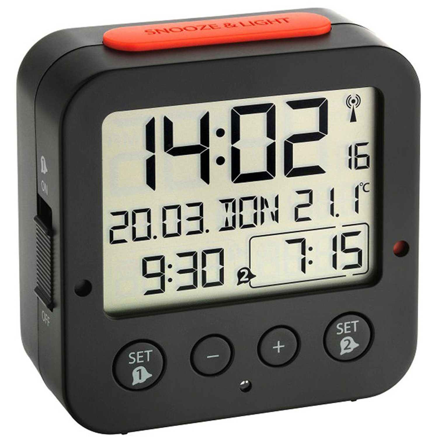 TFA Dostmann Funkwecker Bingo TFA 60.2528 digitaler Reisewecker günstig online kaufen