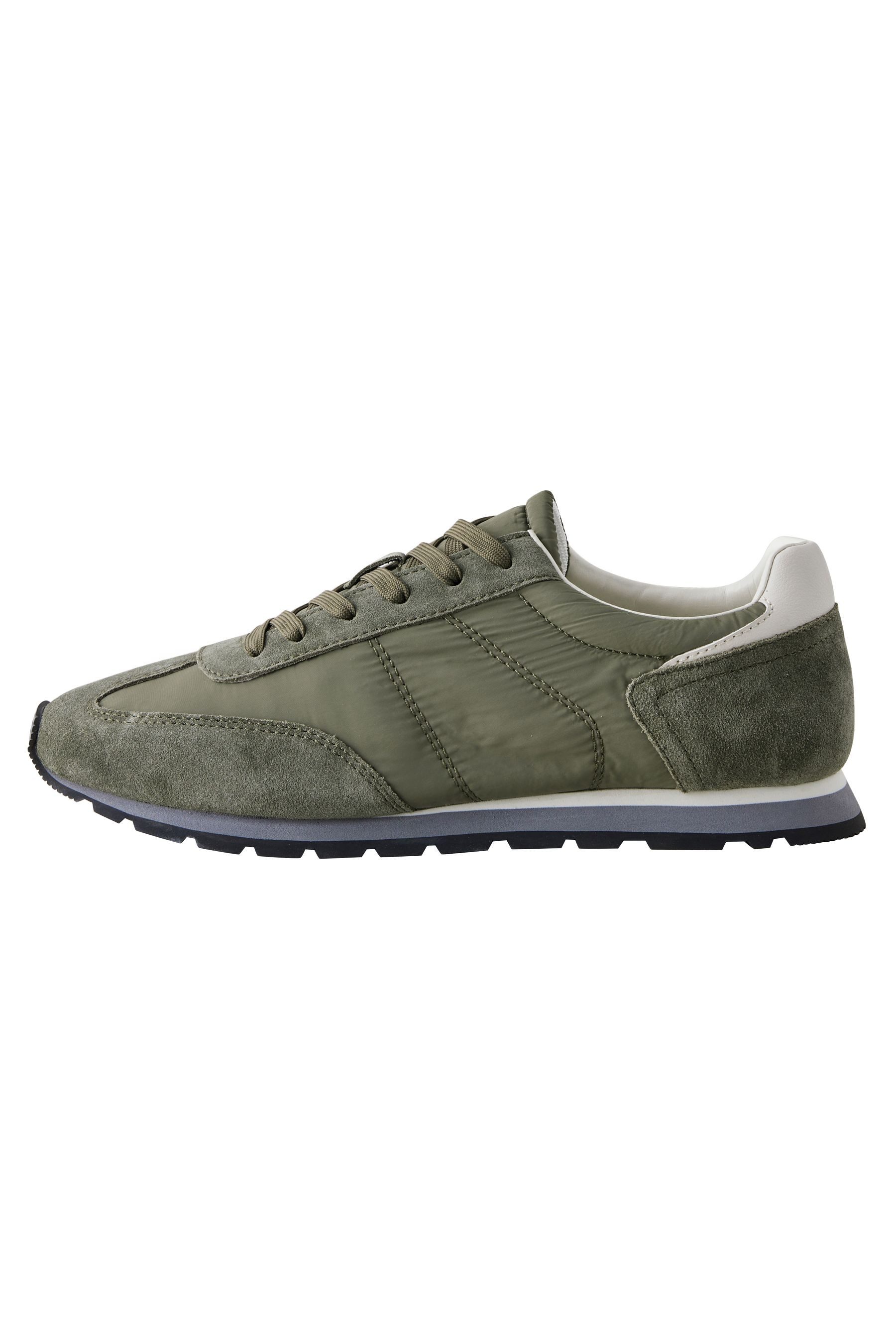 Sneaker aus Veloursleder und Polyamid Sneaker