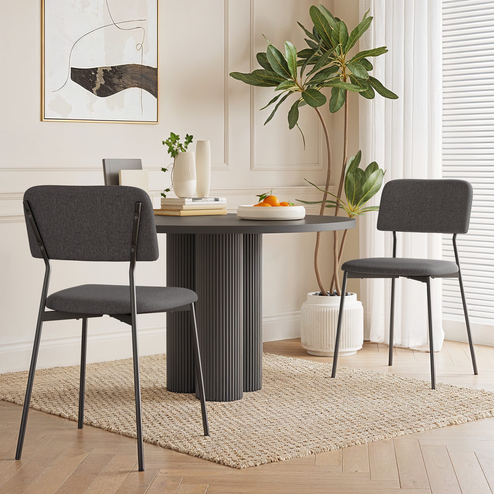 Bealife Esszimmerstuhl 2er Set, Metallrahmen Stühle, günstig online kaufen