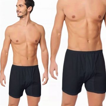 Seher/Tutku Langer Boxer 6er Pack Herren Boxershorts breite Lange Slips Retroshorts Unterhosen (Packung, 6er-Pack)