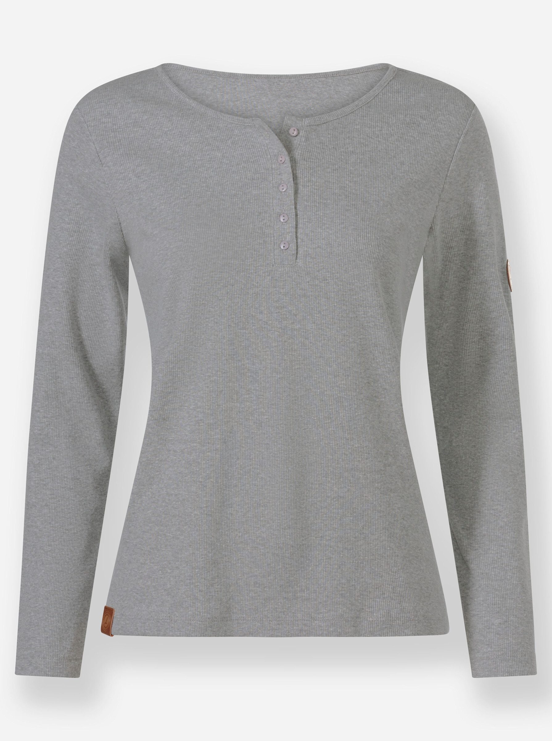 T-Shirt Rundhals-Shirt Langarm