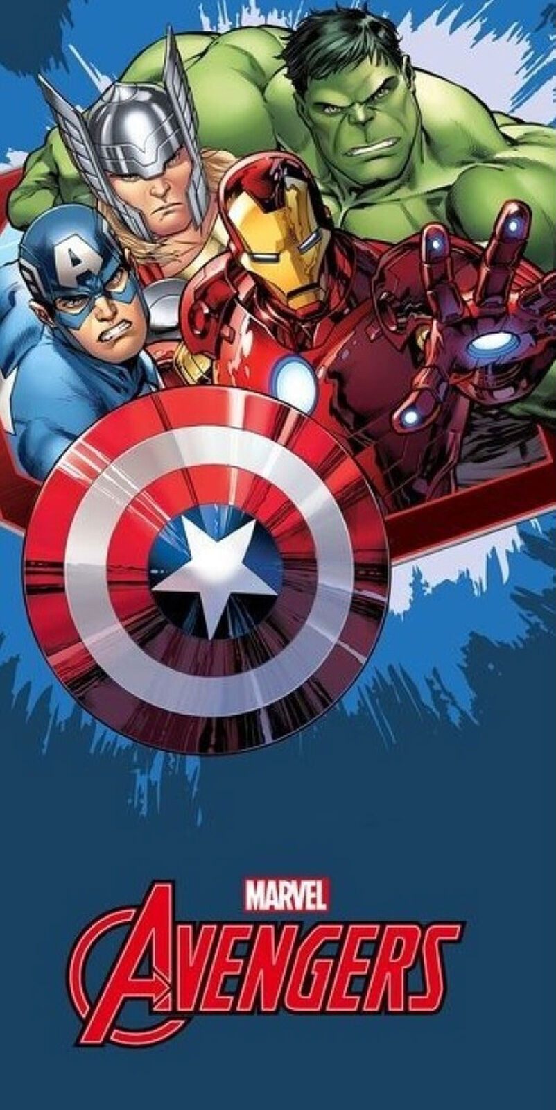 Strandtuch Avengers - Fight - Baumwoll günstig online kaufen
