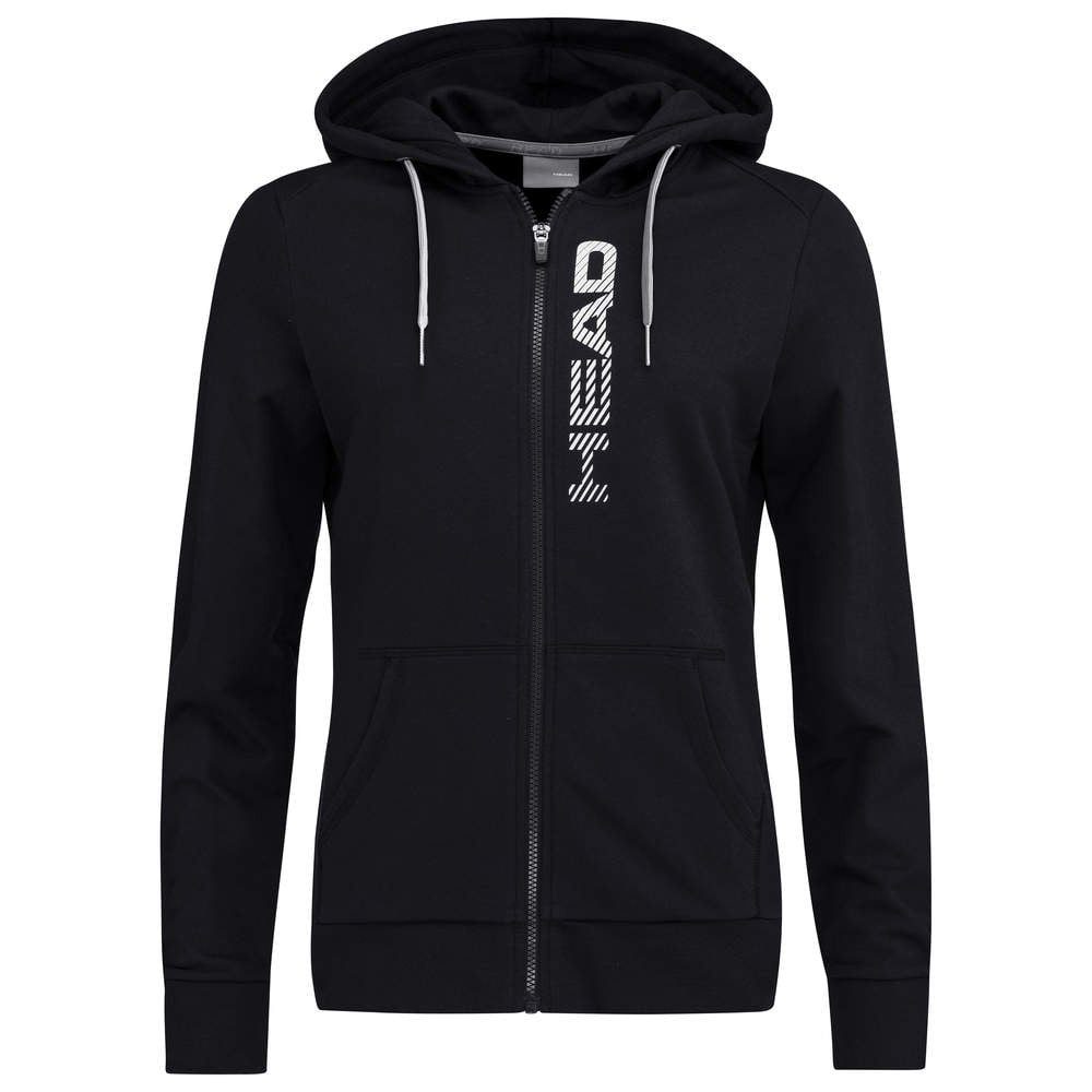 Head Kapuzenpullover Kapuzenjacke Hoodie Club Greta (Baumwollmix) schwarz Damen