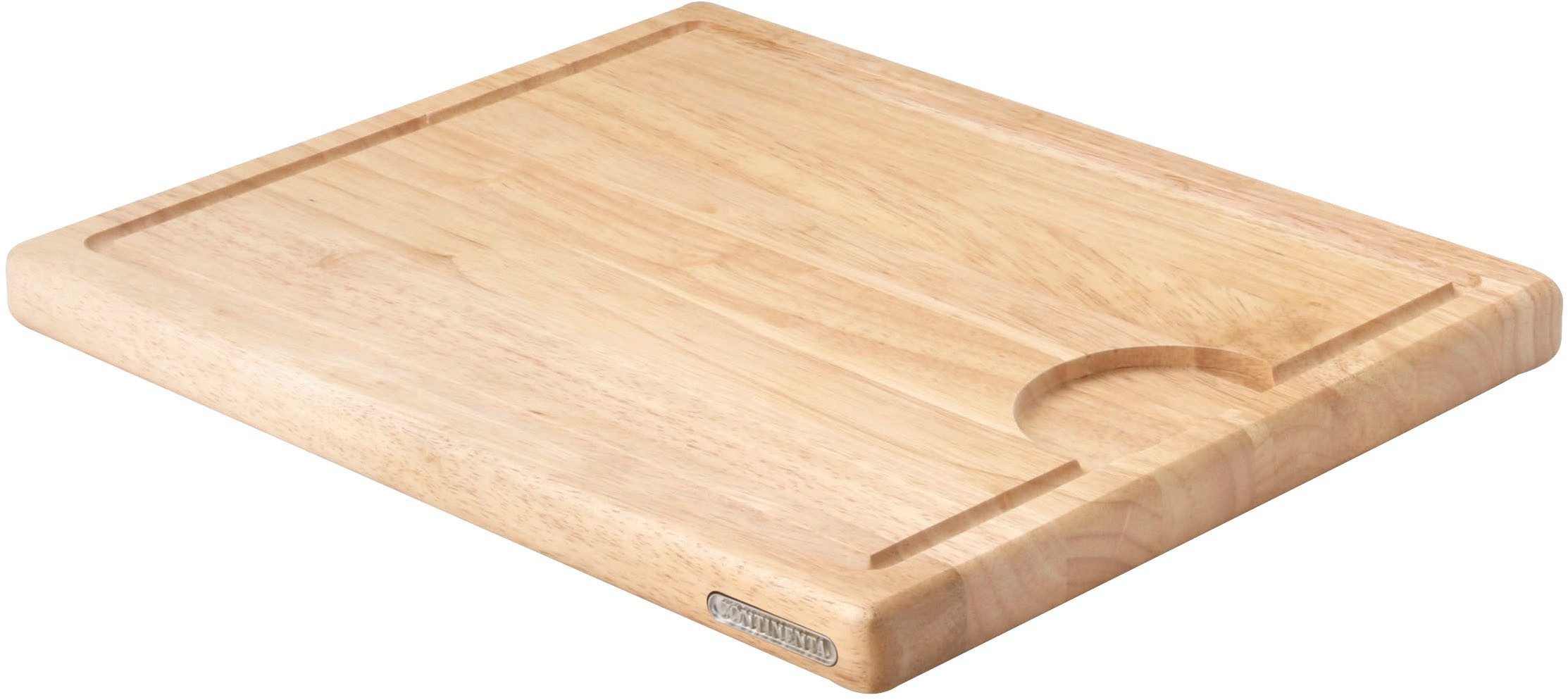 Continenta Tranchierbrett, Holzwerkstoff, (1-St), Gummibaum 37x29x2,4cm