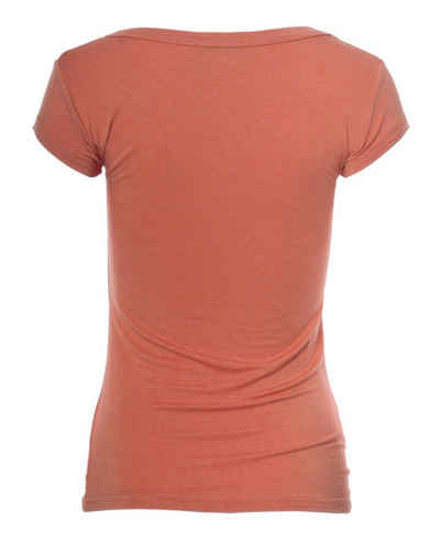 Muse T-Shirt Basic Kurzarm T-Shirt Skinny Fit 1001