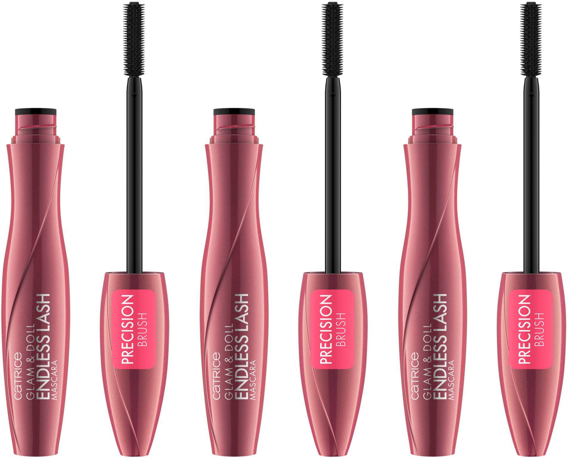 Catrice Mascara Glam & Doll Endless Lash Mascara, 3-tlg., mit Präzisionsbürste