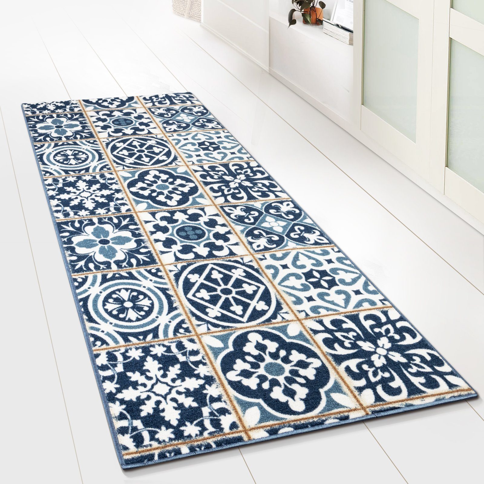 Teppich »Balu, Teppichläufer gemustert, verschiedene Größen, Brücke,  Wohnteppich«, Karat, Fußbodenheizung geeignet online kaufen | OTTO