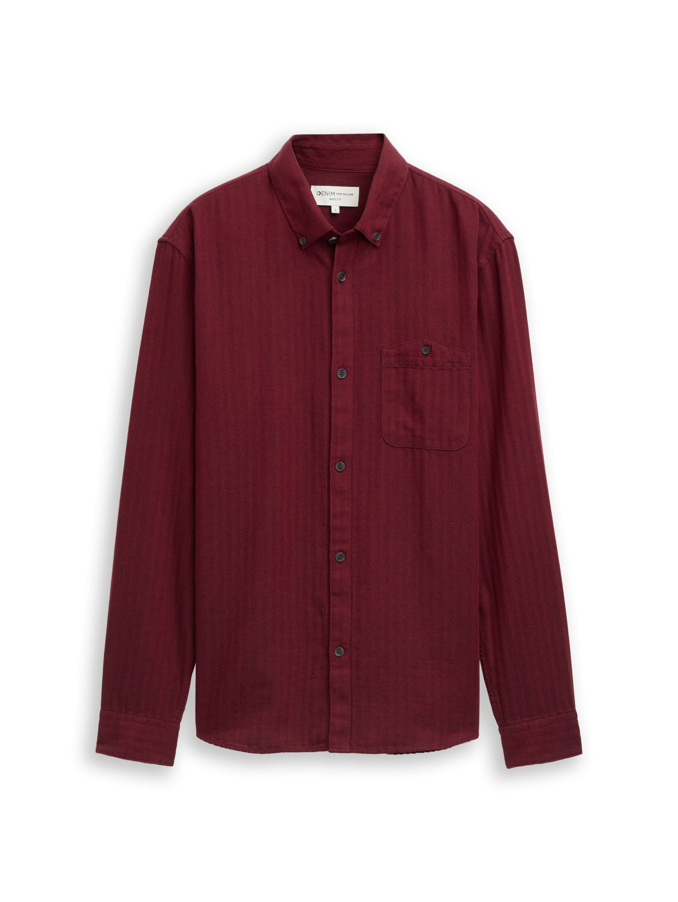 black red herringbone
