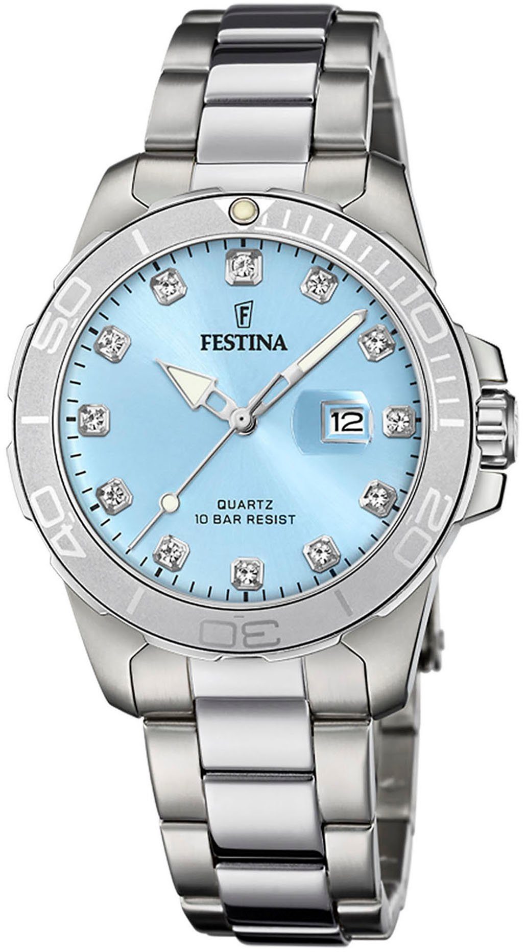 Festina Quarzuhr Boyfriend Collection F20503/5, Armbanduhr, Damenuhr, Edels günstig online kaufen