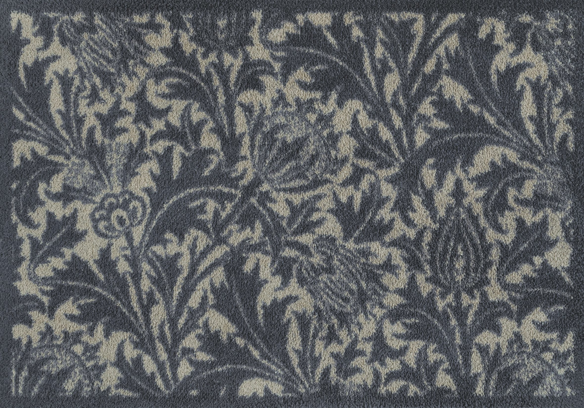 Turtle Mat Fußmatte Thistle Blue & Gold, rechteckig, Höhe: 9 mm