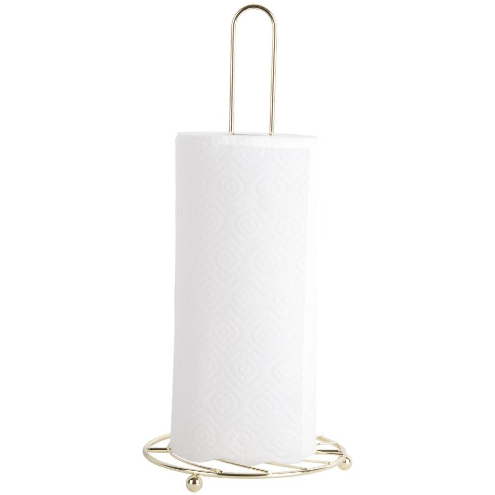 Present Time Küchenrollenhalter Küchenrollenhalter Wired Metal Gold Plated (34x15cm)