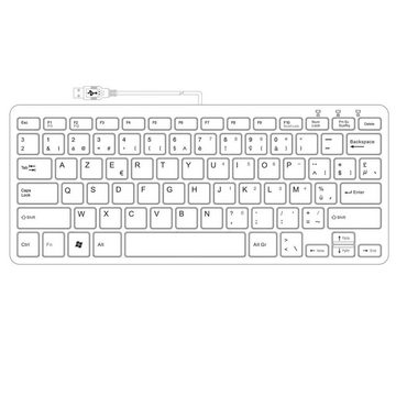 R-GO Tools R-Go Ergonomische Tastatur - AZERTY (BE) Tastatur (Ergonomisch)