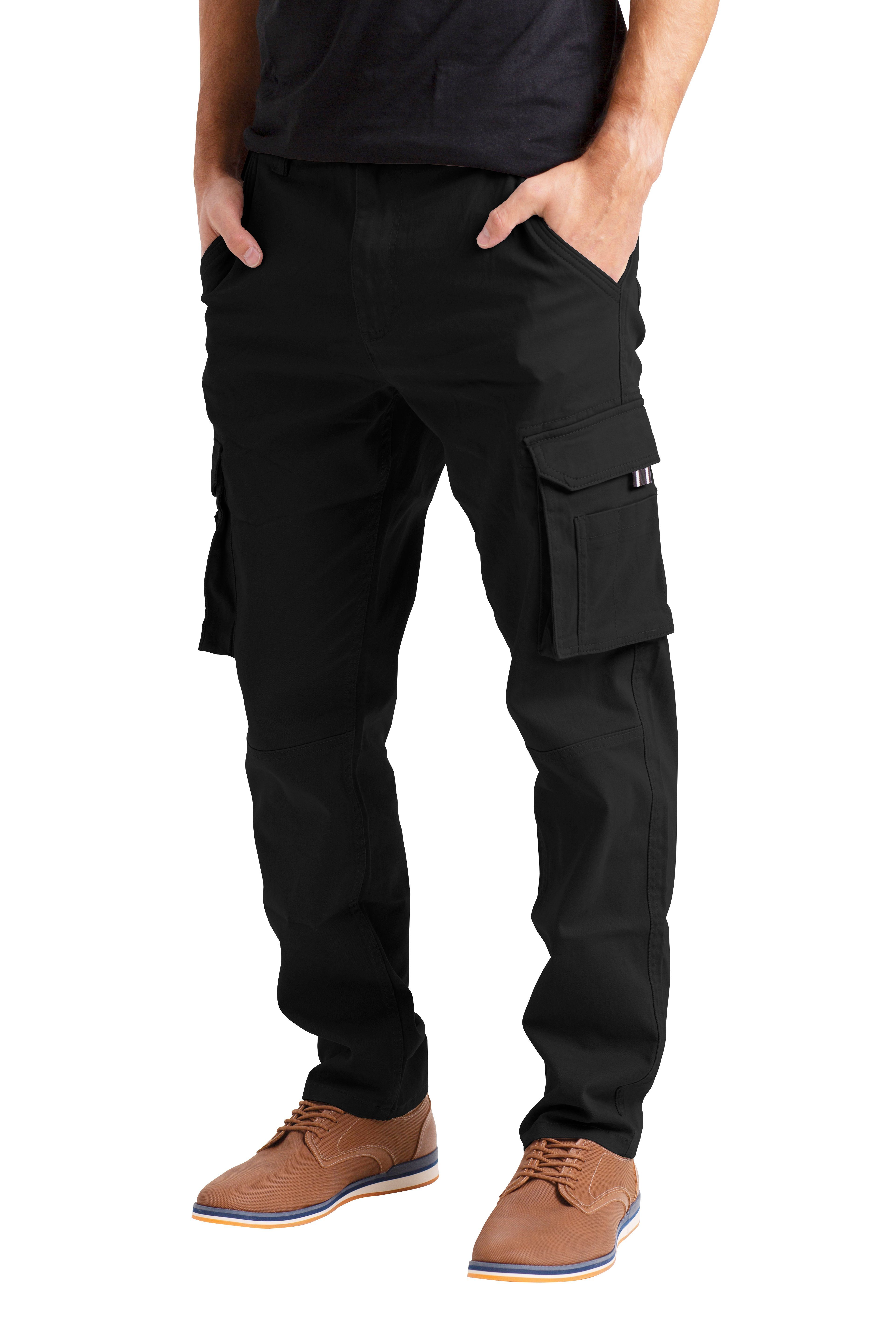 BlauerHafen Cargohose Herren Flex Cargo Arbeitshose Schwerlast strecken läs günstig online kaufen