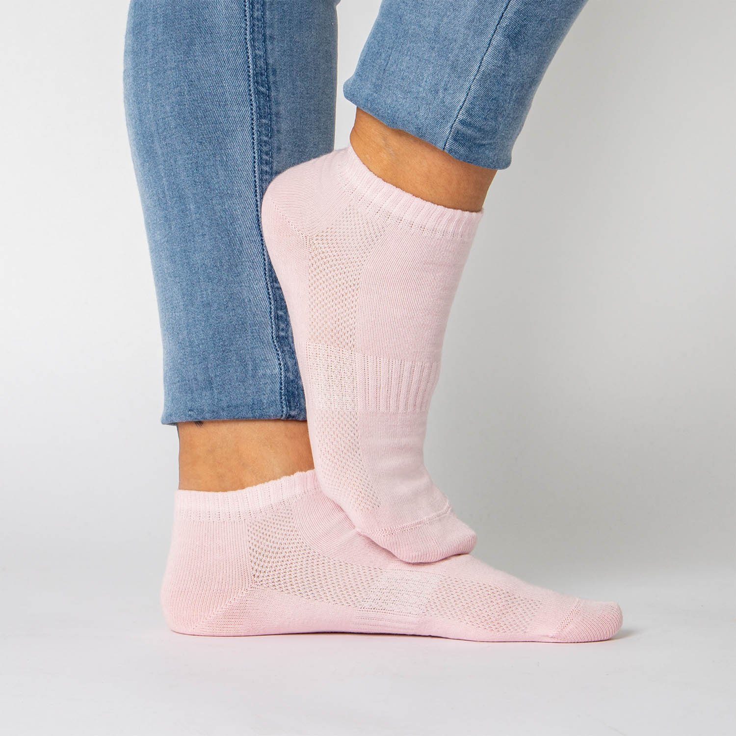 OCCULTO Sneakersocken Damen Sneaker Socken 10er Pack (Modell: Diana) (10-Paar)