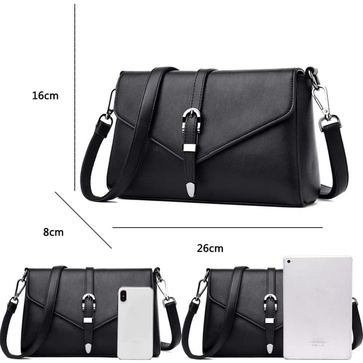 LuxusKollektion Umhängetasche Damen Umhängetasche aus PU-Leder Kleine Schultertasche Elegant