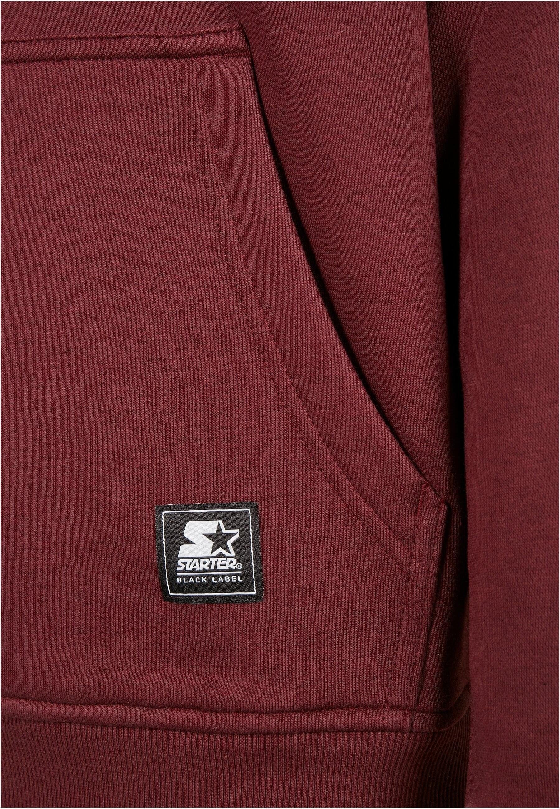 Black The Starter oxblood Starter Hoody Sweater Logo Label Herren (1-tlg) Classic Starter