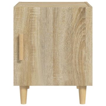 vidaXL Nachttisch Nachttisch Sonoma-Eiche Holz Bettkonsole Nachtkonsole Tisch