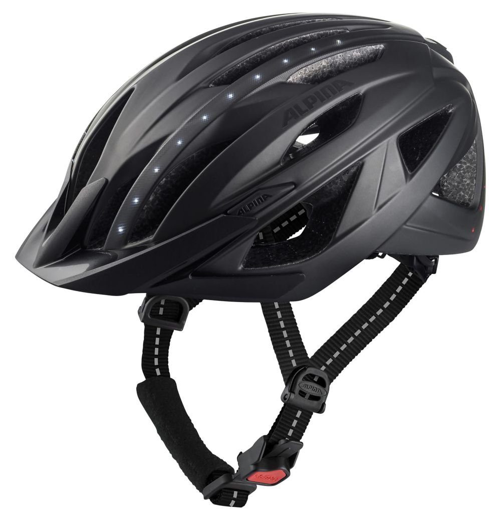 Alpina Sports Fahrradhelm, City- Helm Haga LED