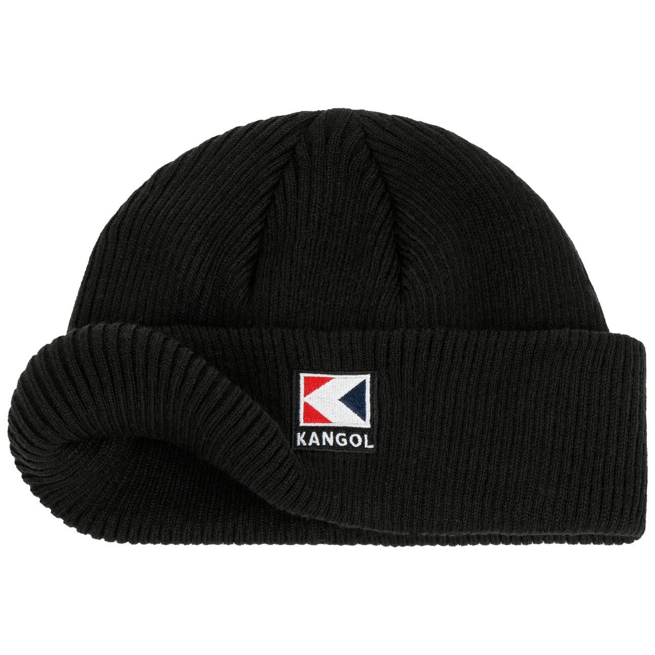 Kangol Schiebermütze (1-St) Strickmütze mit Umschlag