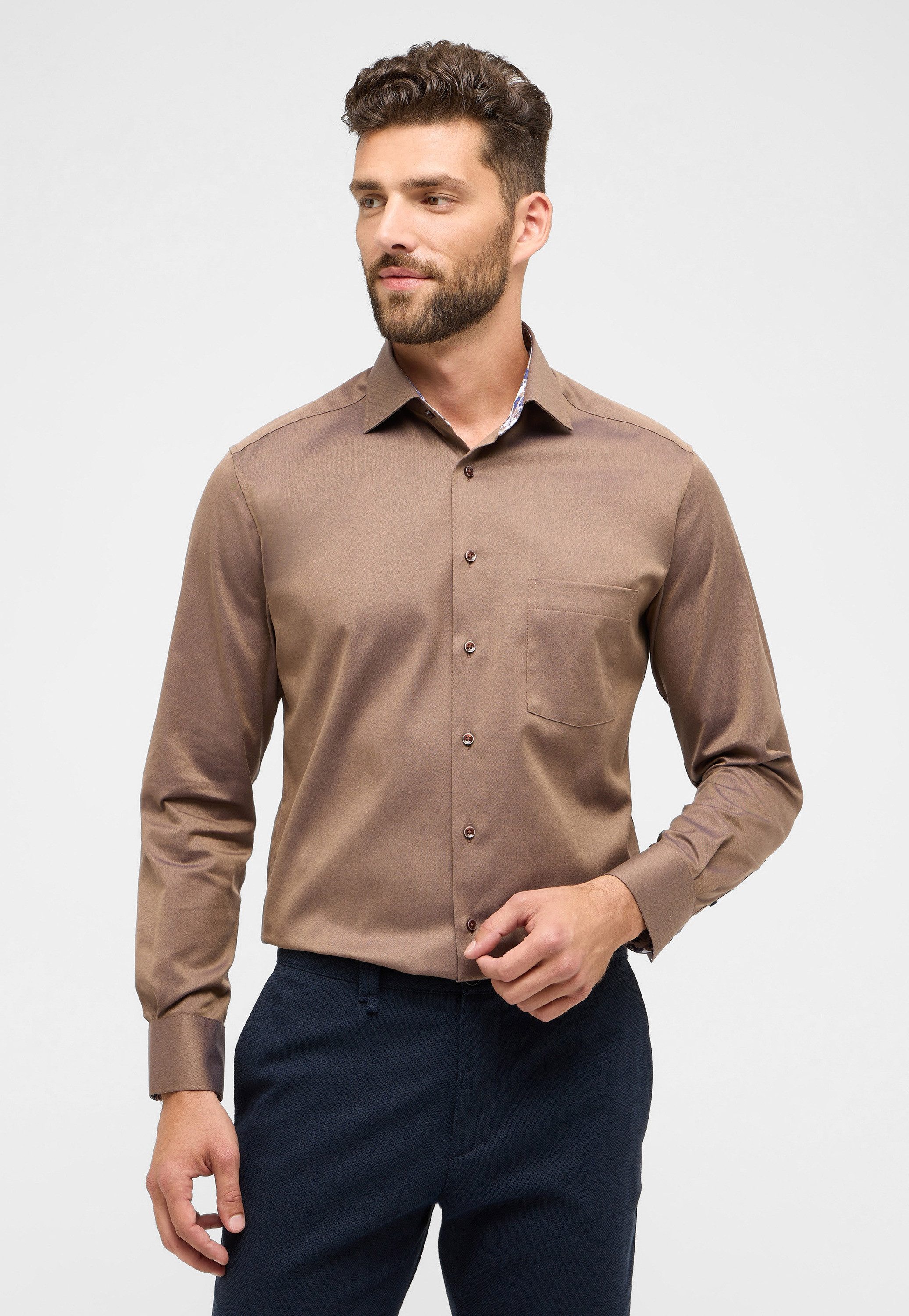 Eterna Langarmhemd MODERN FIT NON IRON günstig online kaufen