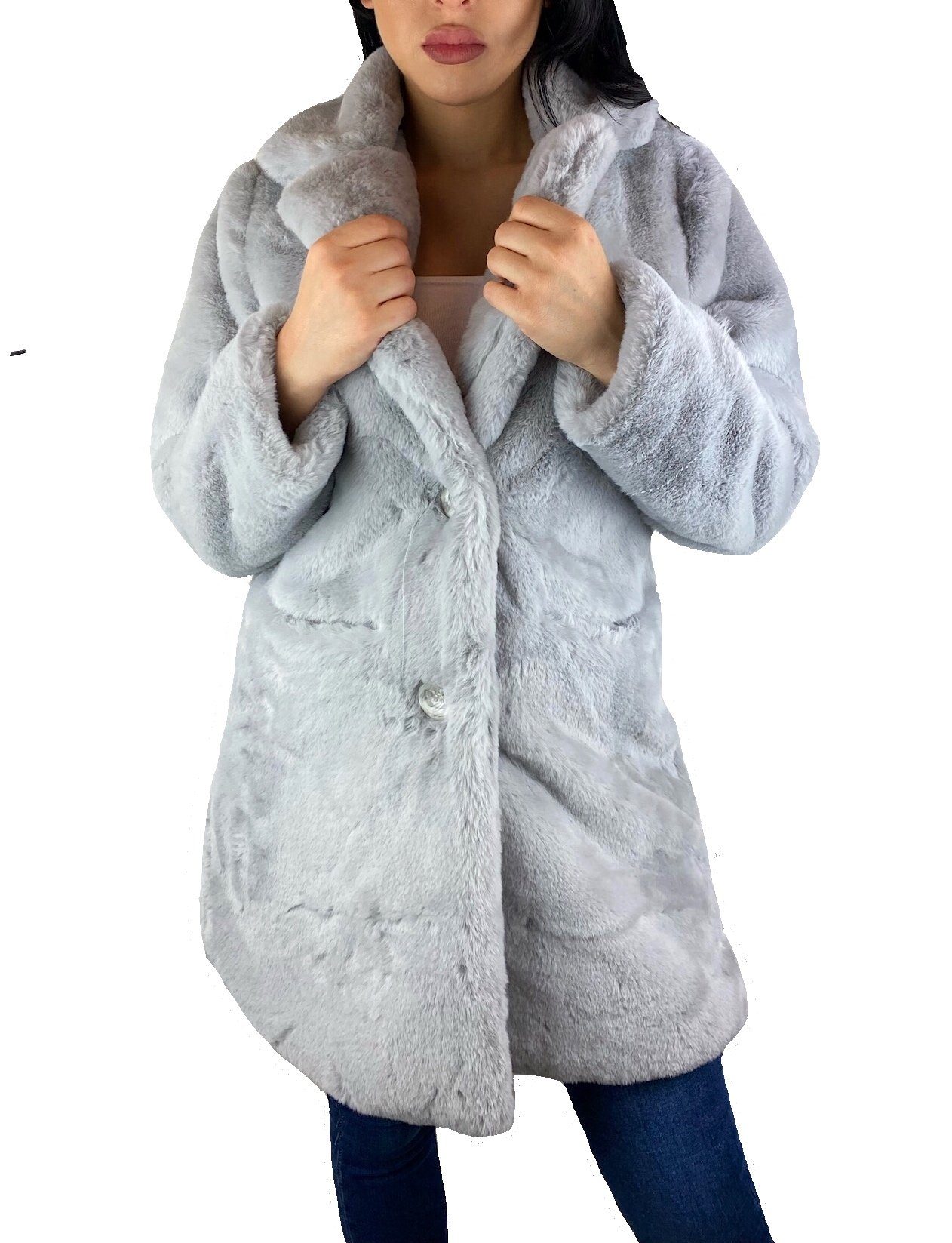 L REVERSKRAGEN Fellimitatmantel Worldclassca COAT PELZIMITAT S ABENDMODE AUS KUNSTFELL NEU LANG MIT 42 MANTEL WARM WINTER Grau BLOGGER BLOGGER FLAUSCHIG 38 Worldclassca 40 FELLIMITAT 36 JACKE FASHION DAMEN PARKA M