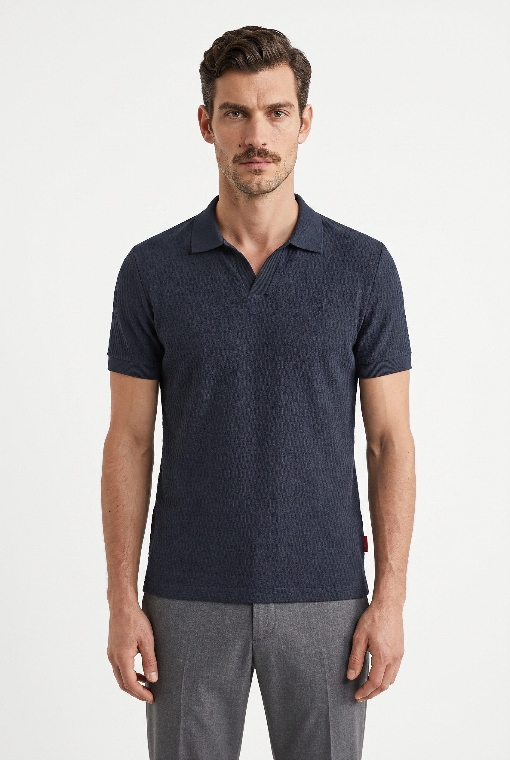 Joop Jeans Poloshirt Pono mit Struktur